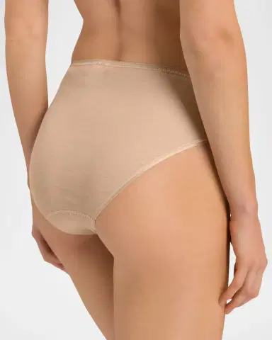 Hanro Cotton Seamless High-Leg Briefs | Thumbnail 2 Hanro Cotton Seamless High-Leg Briefs | Thumbnail 2