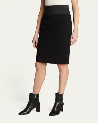 Akris punto High-Waist Jersey Pencil Skirt | Thumbnail 12 Akris punto High-Waist Jersey Pencil Skirt | Thumbnail 12