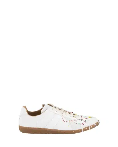 Maison Margiela Men's Replica Paint-Splatter Sneakers | Thumbnail 1 Maison Margiela Men's Replica Paint-Splatter Sneakers | Thumbnail 1