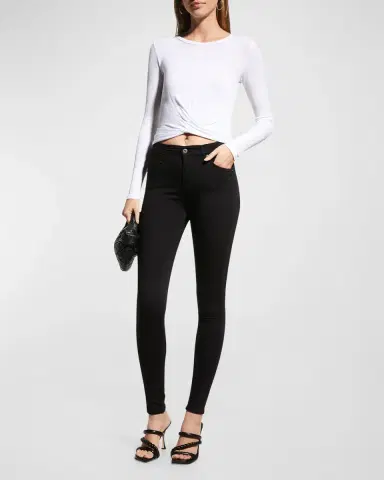 AG Jeans Farrah High-Rise Skinny Jeans | Thumbnail 2 AG Jeans Farrah High-Rise Skinny Jeans | Thumbnail 2