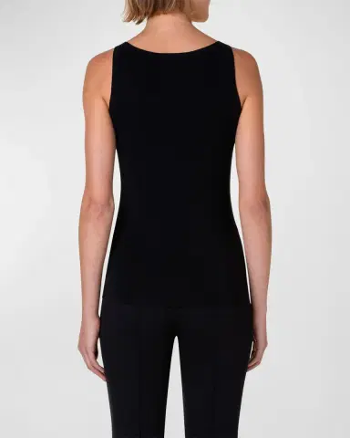 Akris punto Knitted Wool Tank | Thumbnail 3 Akris punto Knitted Wool Tank | Thumbnail 3