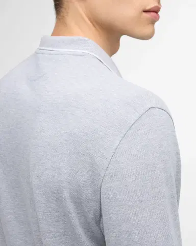 Brunello Cucinelli Men's Solid Pique Polo Shirt | Thumbnail 6 Brunello Cucinelli Men's Solid Pique Polo Shirt | Thumbnail 6