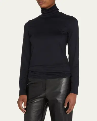 Majestic Filatures Soft Touch Long-Sleeve Turtleneck | Thumbnail 4 Majestic Filatures Soft Touch Long-Sleeve Turtleneck | Thumbnail 4