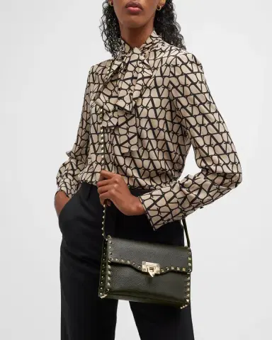 Valentino Garavani Rockstud Medium Shoulder Bag | Thumbnail 3 Valentino Garavani Rockstud Medium Shoulder Bag | Thumbnail 3
