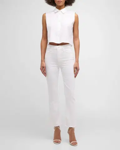 MOTHER The Hustler Ankle Fray Jeans | Thumbnail 2 MOTHER The Hustler Ankle Fray Jeans | Thumbnail 2