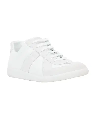Maison Margiela Men's Replica Leather Suede Low-Top Sneakers | Thumbnail 1 Maison Margiela Men's Replica Leather Suede Low-Top Sneakers | Thumbnail 1