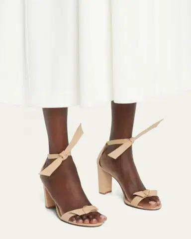 Alexandre Birman Clarita Leather Ankle-Tie Sandals | Thumbnail 2 Alexandre Birman Clarita Leather Ankle-Tie Sandals | Thumbnail 2