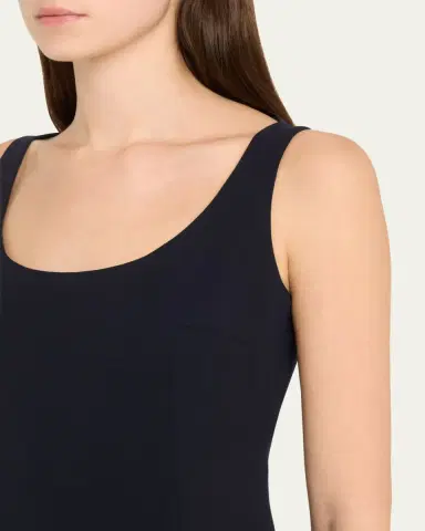 Akris Scoop Neck Wool Crepe Sheath Dress | Thumbnail 5 Akris Scoop Neck Wool Crepe Sheath Dress | Thumbnail 5