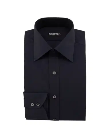 Tom Ford Men's Solid Dress Shirt | Thumbnail 1 Tom Ford Men's Solid Dress Shirt | Thumbnail 1