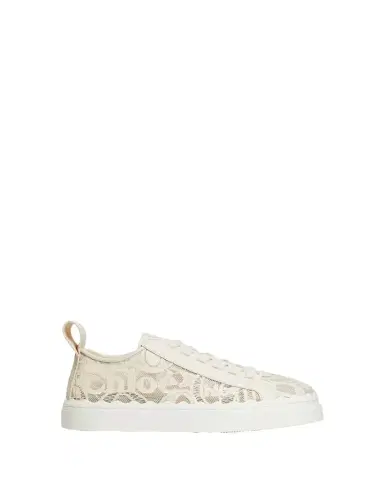 Chloé Lauren Logo Lace Low-Top Sneakers | Thumbnail 1 Chloé Lauren Logo Lace Low-Top Sneakers | Thumbnail 1