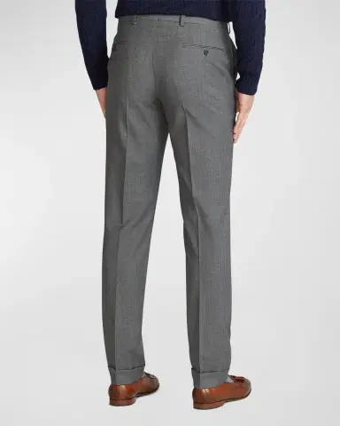 Ralph Lauren Purple Label Men's Gregory Flat-Front Pants | Thumbnail 2 Ralph Lauren Purple Label Men's Gregory Flat-Front Pants | Thumbnail 2