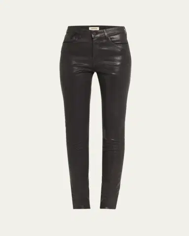 L'Agence Marguerite Coated Modal Denim High-Rise Skinny Jeans | Thumbnail 7 L'Agence Marguerite Coated Modal Denim High-Rise Skinny Jeans | Thumbnail 7