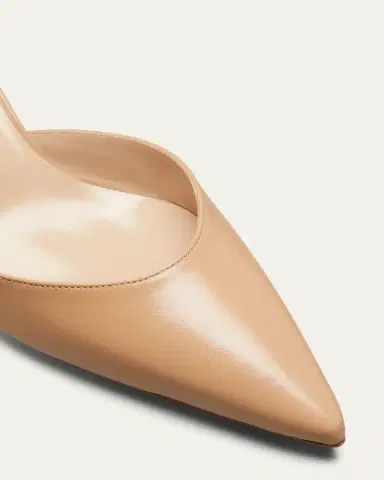 Manolo Blahnik Carolyne Leather Low-Heel Slingback Pump | Thumbnail 9 Manolo Blahnik Carolyne Leather Low-Heel Slingback Pump | Thumbnail 9