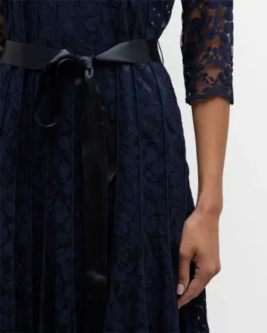 Rickie Freeman for Teri Jon 3/4-Sleeve Lace Overlay Cocktail Dress | Thumbnail 16 Rickie Freeman for Teri Jon 3/4-Sleeve Lace Overlay Cocktail Dress | Thumbnail 16