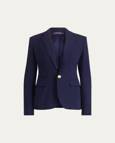 Ralph Lauren Collection Parker Wool Crepe Jacket | Thumbnail 7 Ralph Lauren Collection Parker Wool Crepe Jacket | Thumbnail 7
