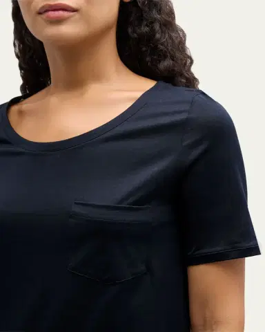 Hanro Cotton Deluxe Short-Sleeve Big Sleepshirt | Thumbnail 5 Hanro Cotton Deluxe Short-Sleeve Big Sleepshirt | Thumbnail 5