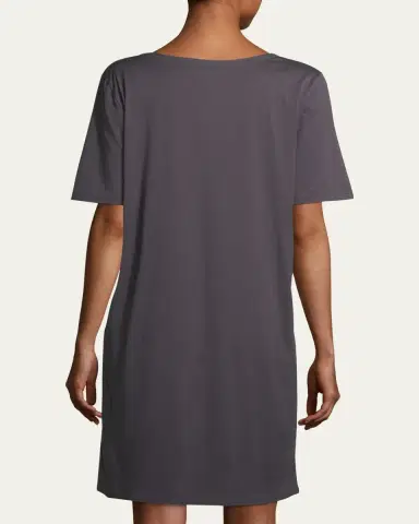 Hanro Cotton Deluxe Short-Sleeve Big Sleepshirt | Thumbnail 7 Hanro Cotton Deluxe Short-Sleeve Big Sleepshirt | Thumbnail 7