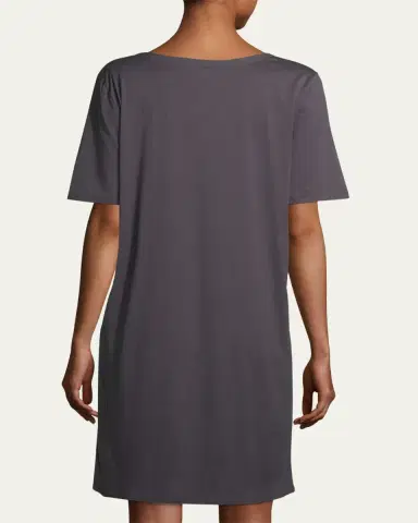 Hanro Cotton Deluxe Short-Sleeve Big Sleepshirt | Thumbnail 8 Hanro Cotton Deluxe Short-Sleeve Big Sleepshirt | Thumbnail 8