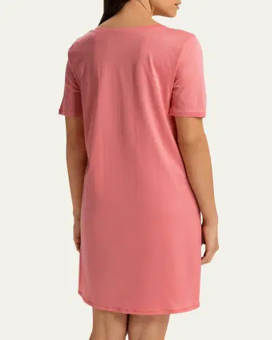 Hanro Cotton Deluxe Short-Sleeve Big Sleepshirt | Thumbnail 10 Hanro Cotton Deluxe Short-Sleeve Big Sleepshirt | Thumbnail 10