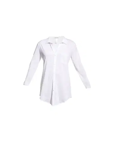 Hanro Cotton Deluxe Boyfriend Sleepshirt | Thumbnail 1 Hanro Cotton Deluxe Boyfriend Sleepshirt | Thumbnail 1