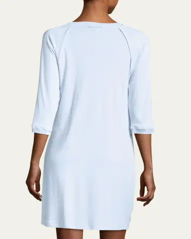 Hanro Pure Essence 3/4-Sleeve Gown | Thumbnail 2 Hanro Pure Essence 3/4-Sleeve Gown | Thumbnail 2