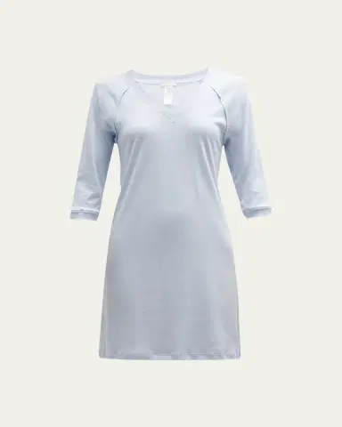 Hanro Pure Essence 3/4-Sleeve Gown | Thumbnail 3 Hanro Pure Essence 3/4-Sleeve Gown | Thumbnail 3