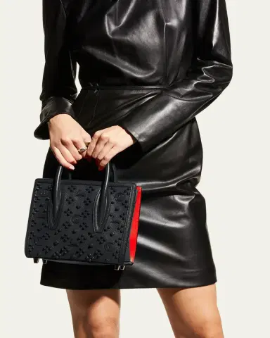 Christian Louboutin Paloma Mini in Leather with Loubinthesky Spikes | Thumbnail 2 Christian Louboutin Paloma Mini in Leather with Loubinthesky Spikes | Thumbnail 2