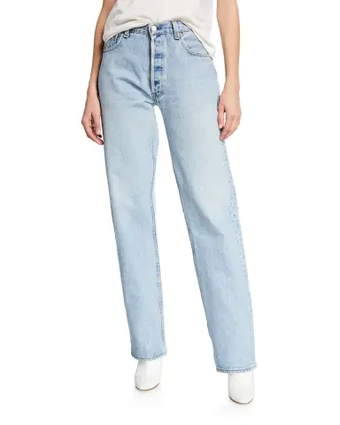 RE/DONE 90s Straight-Leg Jeans | Thumbnail 1 RE/DONE 90s Straight-Leg Jeans | Thumbnail 1