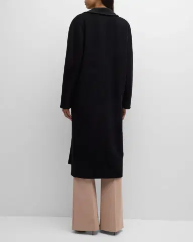Max Mara Wool-Cashmere Belted Madame Coat | Thumbnail 3 Max Mara Wool-Cashmere Belted Madame Coat | Thumbnail 3