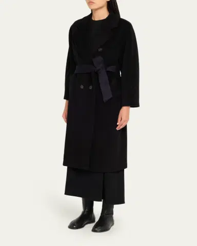 Max Mara Wool-Cashmere Belted Madame Coat | Thumbnail 10 Max Mara Wool-Cashmere Belted Madame Coat | Thumbnail 10