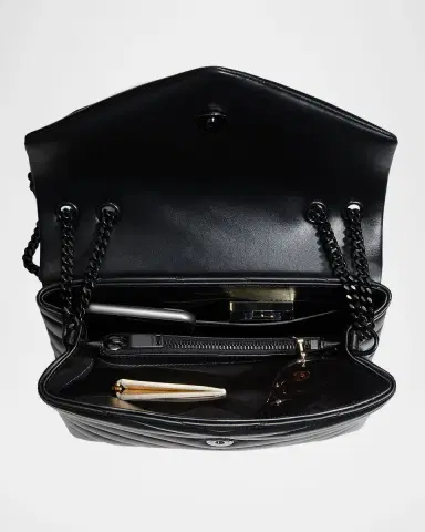 Saint Laurent Loulou Small YSL Shoulder Bag in Quilted Leather | Thumbnail 5 Saint Laurent Loulou Small YSL Shoulder Bag in Quilted Leather | Thumbnail 5