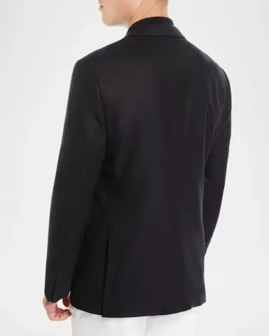 ZEGNA Men's Solid Trofeo Wool Regular-Fit Blazer Jacket | Thumbnail 2 ZEGNA Men's Solid Trofeo Wool Regular-Fit Blazer Jacket | Thumbnail 2