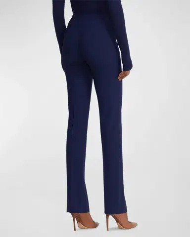 Ralph Lauren Collection Alandra Straight-Leg Wool Pants | Thumbnail 2 Ralph Lauren Collection Alandra Straight-Leg Wool Pants | Thumbnail 2