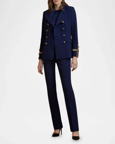 Ralph Lauren Collection Alandra Straight-Leg Wool Pants | Thumbnail 5 Ralph Lauren Collection Alandra Straight-Leg Wool Pants | Thumbnail 5