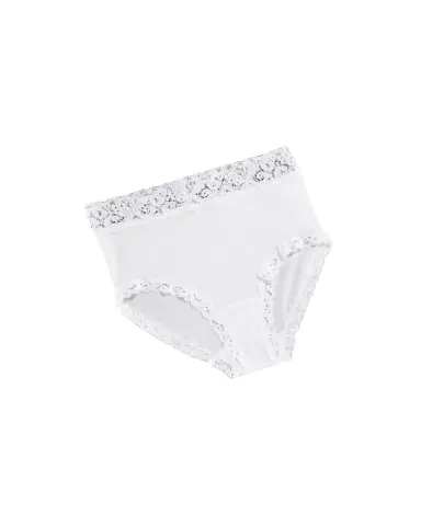 Hanro Moments Lace-Trim Full Brief | Thumbnail 1 Hanro Moments Lace-Trim Full Brief | Thumbnail 1