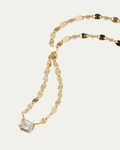 Lana 14K Gold Emerald-Cut Diamond Pendant Necklace | Thumbnail 2 Lana 14K Gold Emerald-Cut Diamond Pendant Necklace | Thumbnail 2
