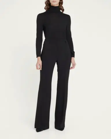 Akris Farrah Boot-Cut Mid-Rise Wool Pants | Thumbnail 13 Akris Farrah Boot-Cut Mid-Rise Wool Pants | Thumbnail 13