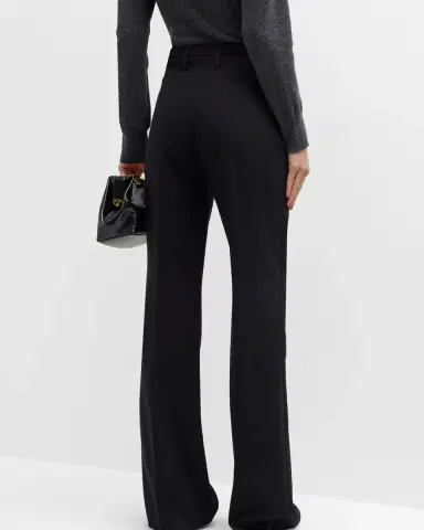Akris Farrah Boot-Cut Mid-Rise Wool Pants | Thumbnail 18 Akris Farrah Boot-Cut Mid-Rise Wool Pants | Thumbnail 18