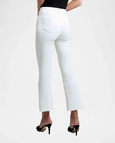 L'Agence Kendra High-Rise Crop Flare Jeans | Thumbnail 2 L'Agence Kendra High-Rise Crop Flare Jeans | Thumbnail 2