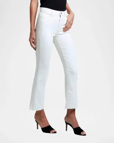 L'Agence Kendra High-Rise Crop Flare Jeans | Thumbnail 3 L'Agence Kendra High-Rise Crop Flare Jeans | Thumbnail 3