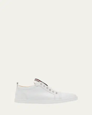 Christian Louboutin Men's F. A.V. Fique A Vontade Spiked Leather Slip-On Sneakers | Thumbnail 11 Christian Louboutin Men's F. A.V. Fique A Vontade Spiked Leather Slip-On Sneakers | Thumbnail 11