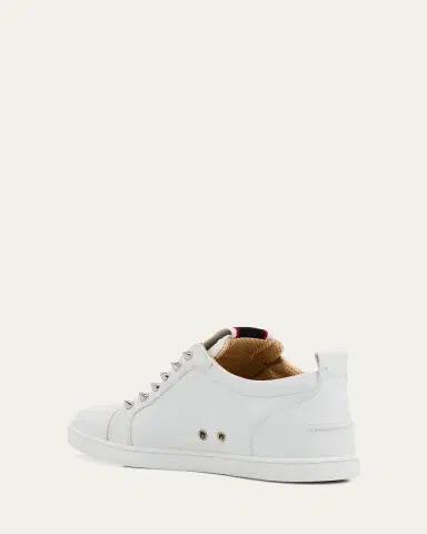 Christian Louboutin Men's F. A.V. Fique A Vontade Spiked Leather Slip-On Sneakers | Thumbnail 14 Christian Louboutin Men's F. A.V. Fique A Vontade Spiked Leather Slip-On Sneakers | Thumbnail 14