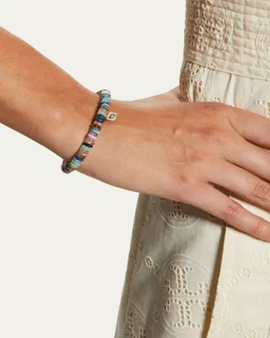 Sydney Evan Opal Bead Diamond Evil Eye Bracelet | Thumbnail 2 Sydney Evan Opal Bead Diamond Evil Eye Bracelet | Thumbnail 2