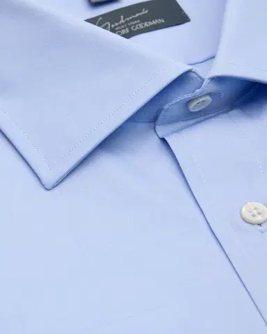 Bergdorf Goodman Men's Solid Poplin Dress Shirt | Thumbnail 2 Bergdorf Goodman Men's Solid Poplin Dress Shirt | Thumbnail 2