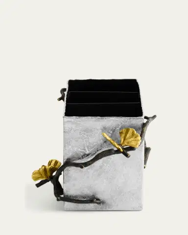 Michael Aram Butterfly Ginkgo Cutlery Caddy | Thumbnail 3 Michael Aram Butterfly Ginkgo Cutlery Caddy | Thumbnail 3