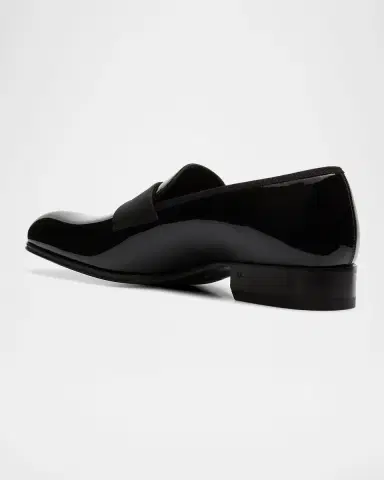TOM FORD Men's Edgar Patent Leather Loafers | Thumbnail 3 TOM FORD Men's Edgar Patent Leather Loafers | Thumbnail 3