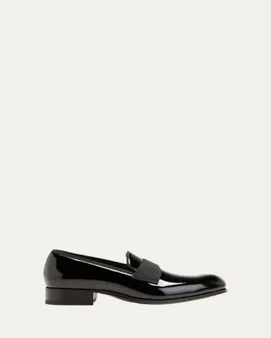 TOM FORD Men's Edgar Patent Leather Loafers | Thumbnail 7 TOM FORD Men's Edgar Patent Leather Loafers | Thumbnail 7