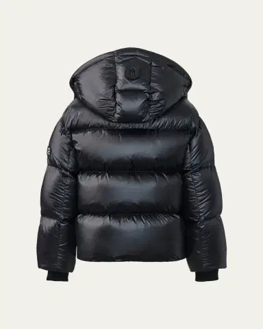 Mackage Kid's Jesse Logo Quilted Jacket, Size 2- | Thumbnail 2 Mackage Kid's Jesse Logo Quilted Jacket, Size 2- | Thumbnail 2
