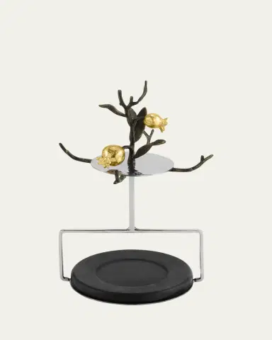 Michael Aram Pomegranate Demitasse Set with Stand | Thumbnail 2 Michael Aram Pomegranate Demitasse Set with Stand | Thumbnail 2