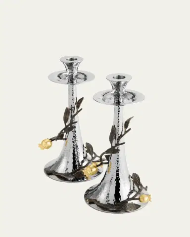 Michael Aram Pomegranate Candleholders, Set of Two | Thumbnail 4 Michael Aram Pomegranate Candleholders, Set of Two | Thumbnail 4
